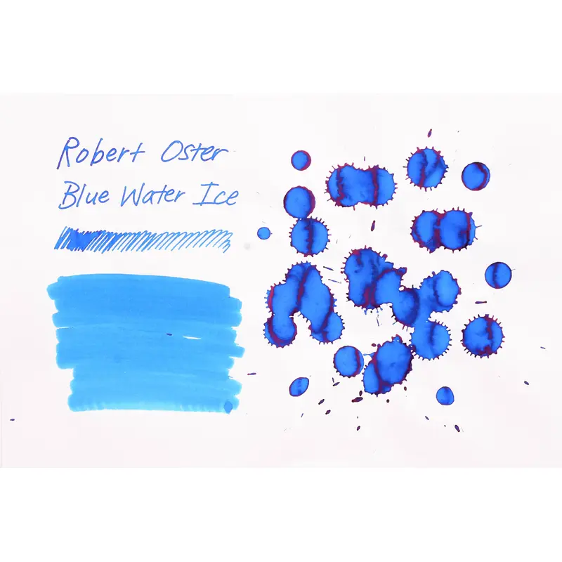 Robert Oster Signature Ink - Blue Water Ice - 50ml