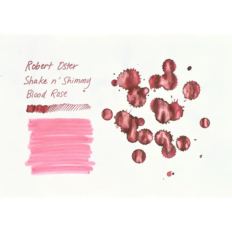 Robert Oster Signature Ink - Shake n' Shimmy - Blood Rose - 50ml