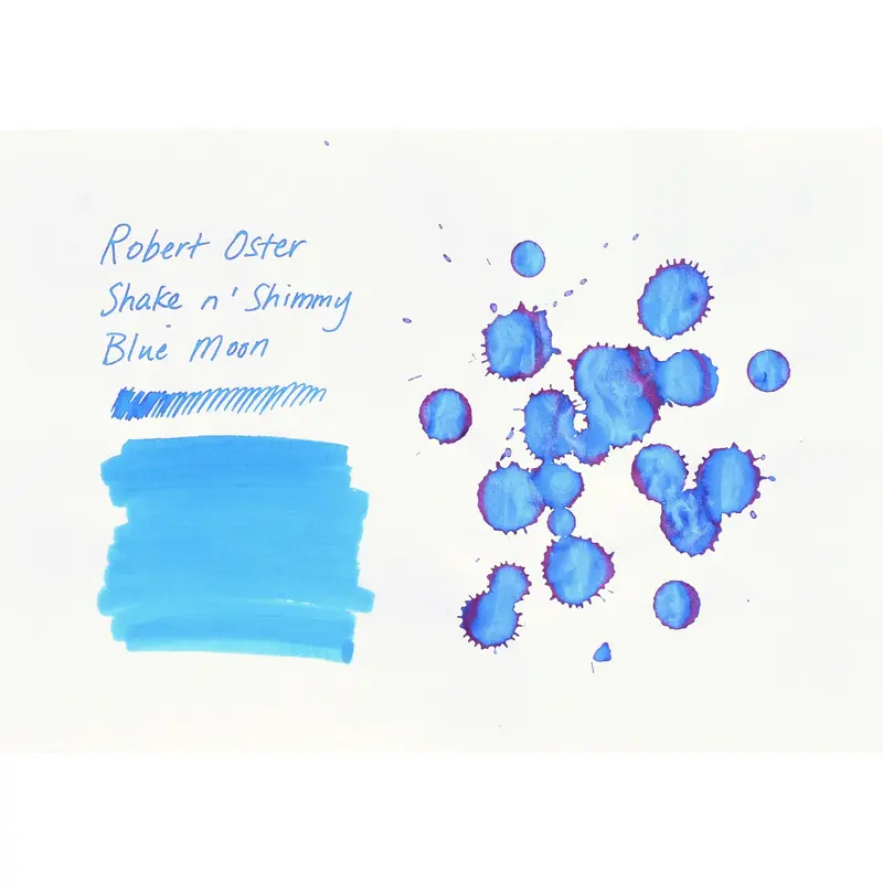 Robert Oster Signature Ink - Shake n' Shimmy - Blue Moon - 50ml