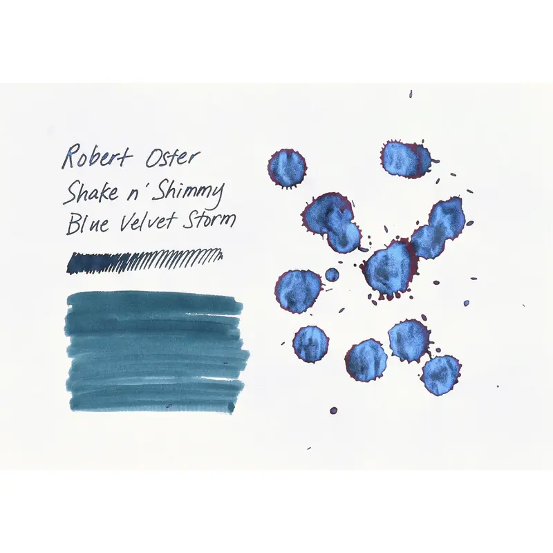 Robert Oster Signature Ink - Shake n' Shimmy - Blue Velvet Storm - 50ml