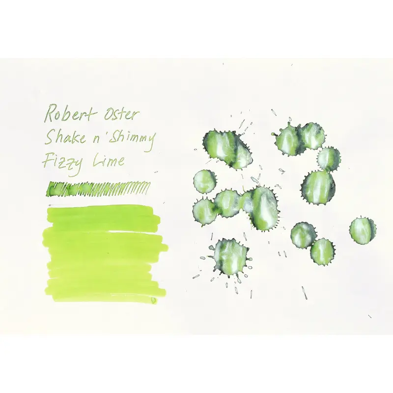 Robert Oster Signature Ink - Shake n' Shimmy - Fizzy Lime - 50ml