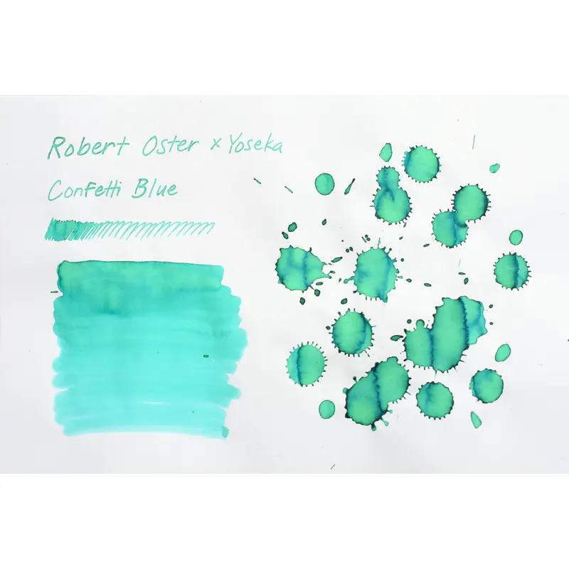 Robert Oster Signature Ink x Yoseka - Confetti Blue - 50ml