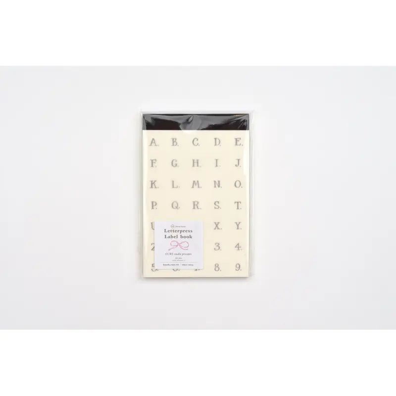 OURS x Hank - Letters (No Frame) Letterpress Book