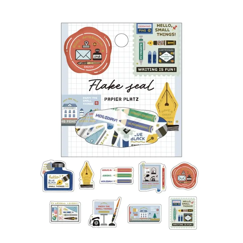 Papier Platz x eric Flake Stickers - Writing Utensils