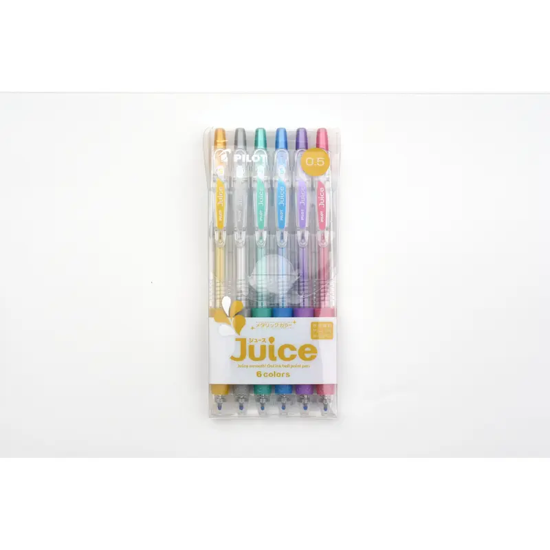 Pilot Juice Gel Pen - Metallic Color - 0.5mm - Set of 6