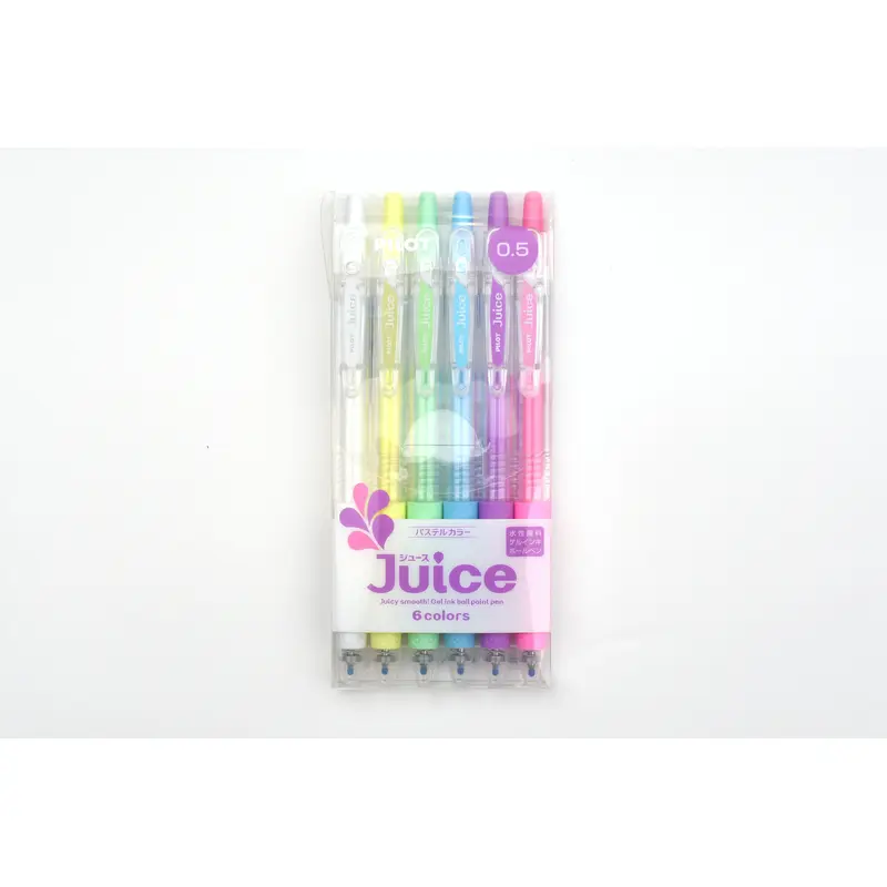 Pilot Juice Gel Pen - Pastel Color - 0.5mm - Set of 6