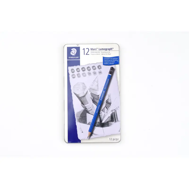Staedtler Mars Lumograph 100 - Drawing Pencil - Set of 12