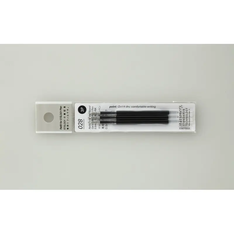 Stalogy Water-Based Gel Ink Ball Point Pen Refill