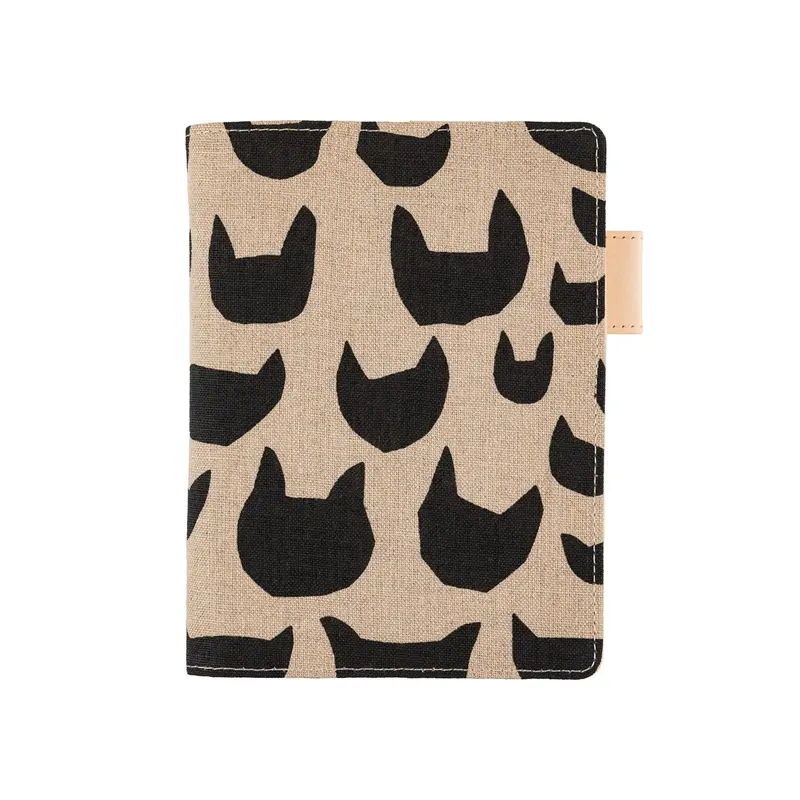 Hobonichi 5-Year Techo Cover - A6 - min perhonen: anone-anone (Black)