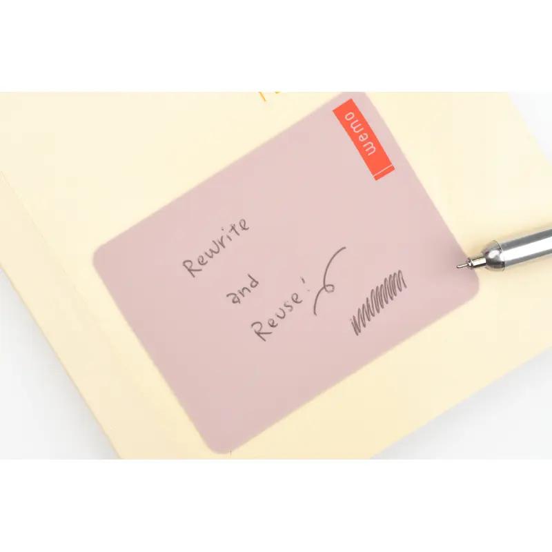 Wemo Rewritable Sticky Note - Pad Type - Medium