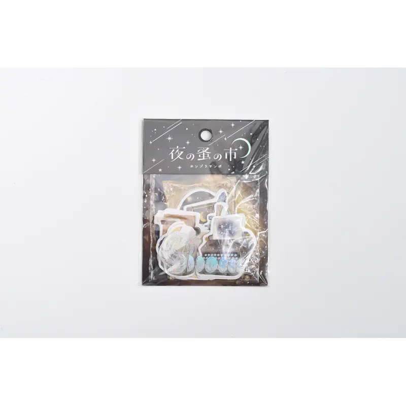 Q-Lia Starry Sky Flake Sticker - Night Flea Market