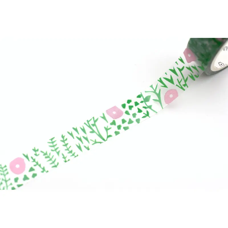 SODA Transparent Masking Tape - 10mm - Plants