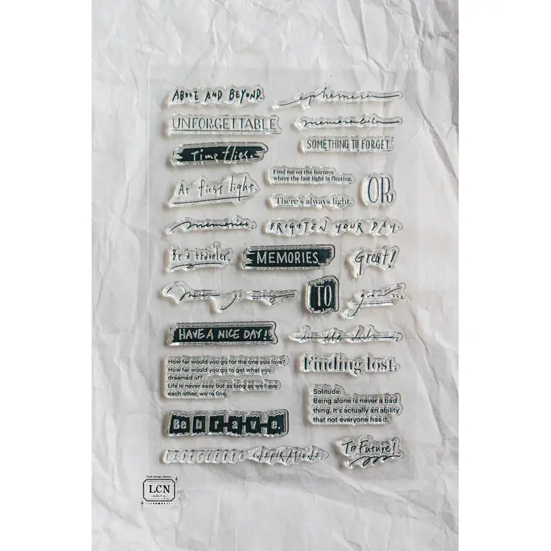 LCN Clear Stamp - Sentence - Vol. 4