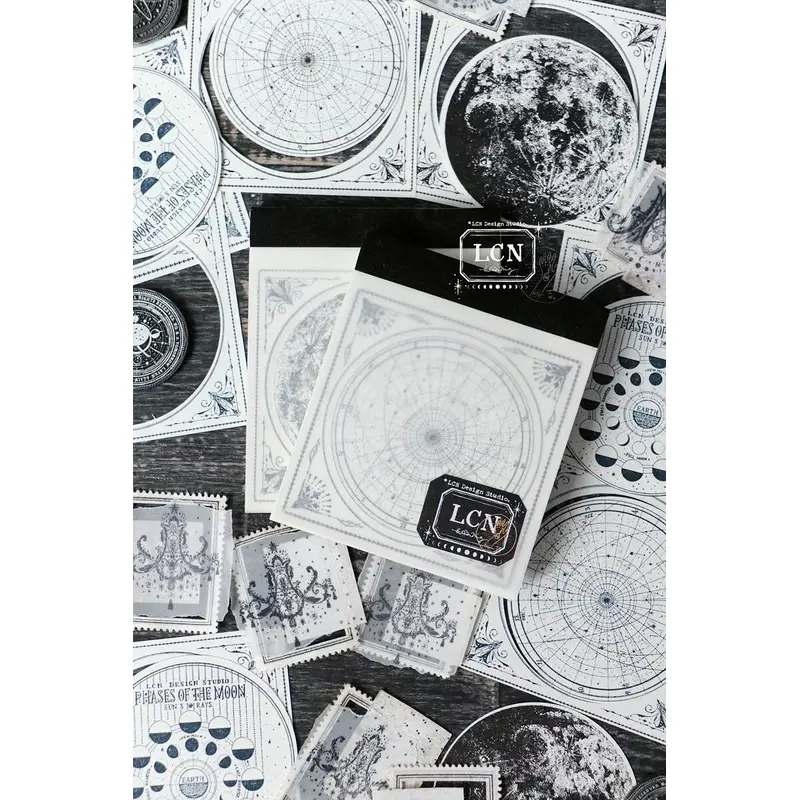 LCN Letterpress Notepad - Star-Moon