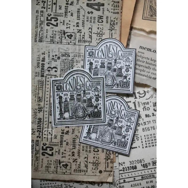 LCN Wooden Rubber Stamp - Signboard: Ink