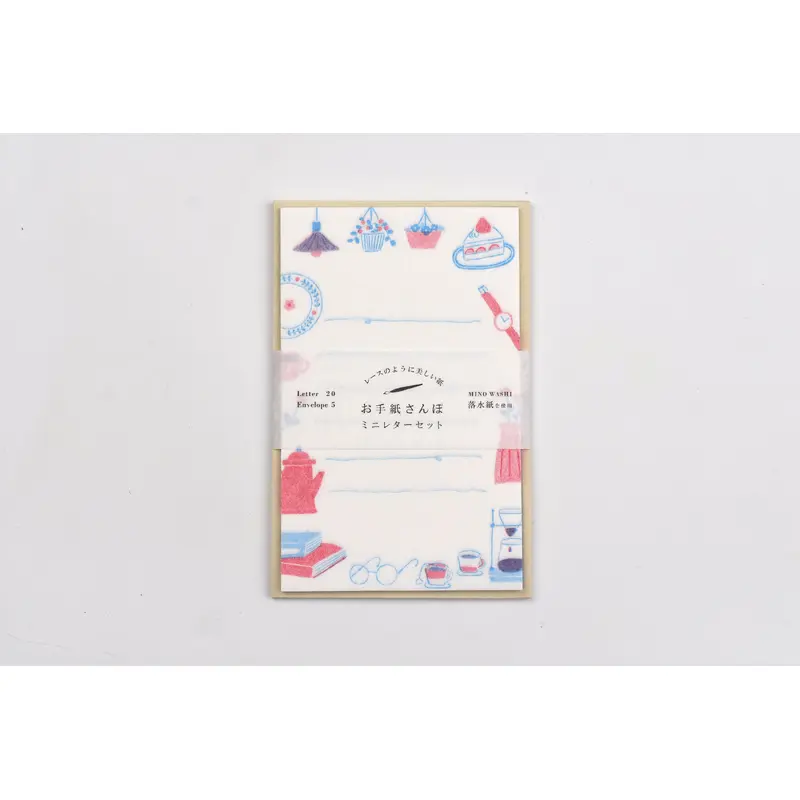 Furukawa Paper - Walking Series - Caf Letter Set