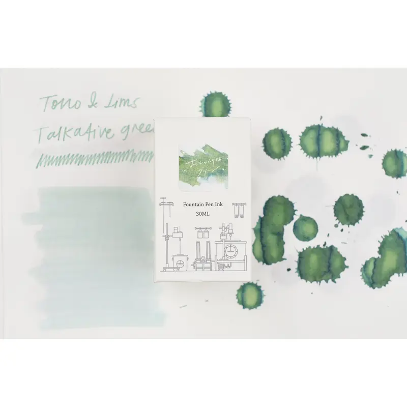 Tono & Lims Ink Bottle - Friendship - (Talkative Green) - 30ml