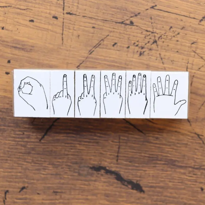 36 Sublo Shiho Hoshino Hand Number Rubber Stamp - In-store Only