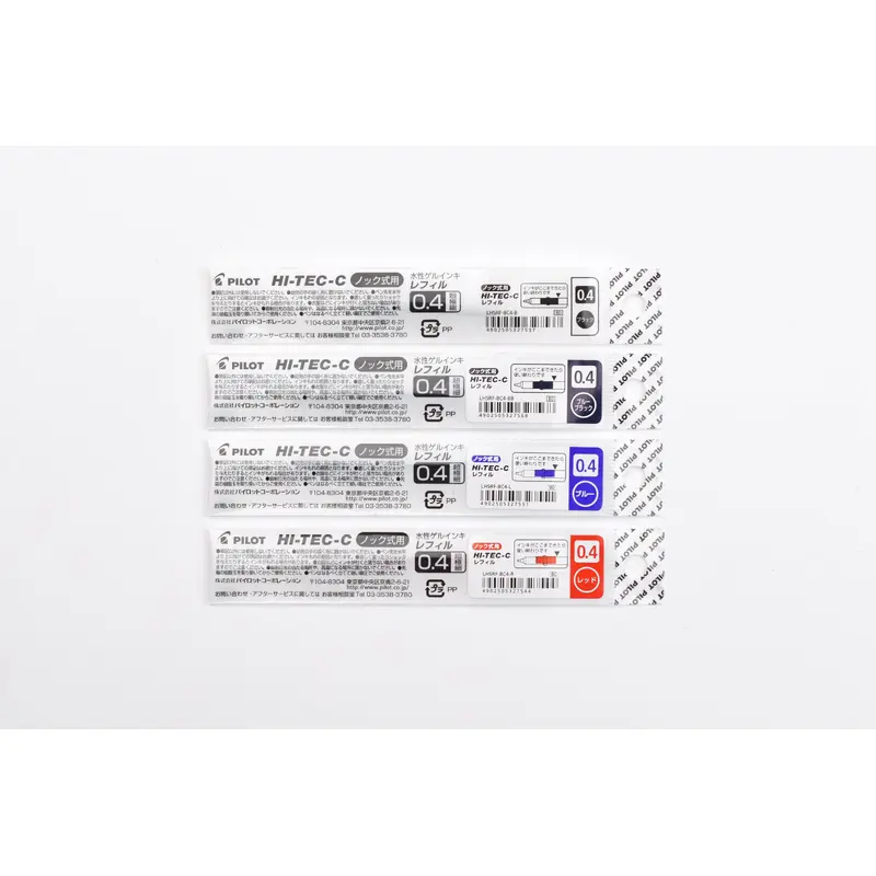 Pilot Hi-Tec-C Slim Knock Refill - 0.4mm