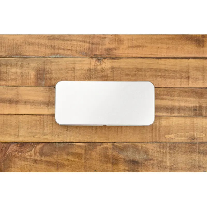 Slip-On Flat Metal Pen Case - Large