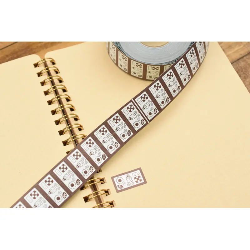 Stamp Marche - Label Sticker Roll - Cookie Tin