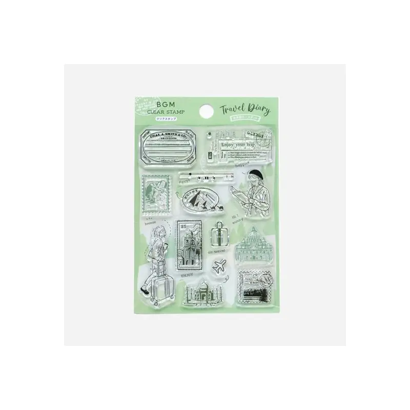 BGM Clear Stamp - Travel Souvenirs