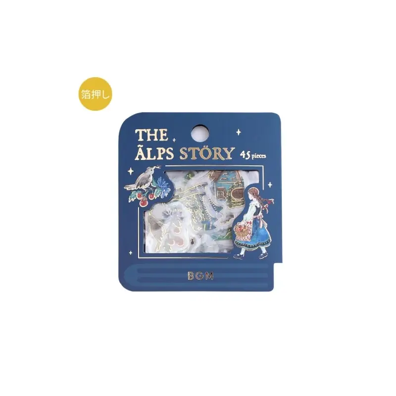 BGM Flake Sticker - Alps Story - Blue