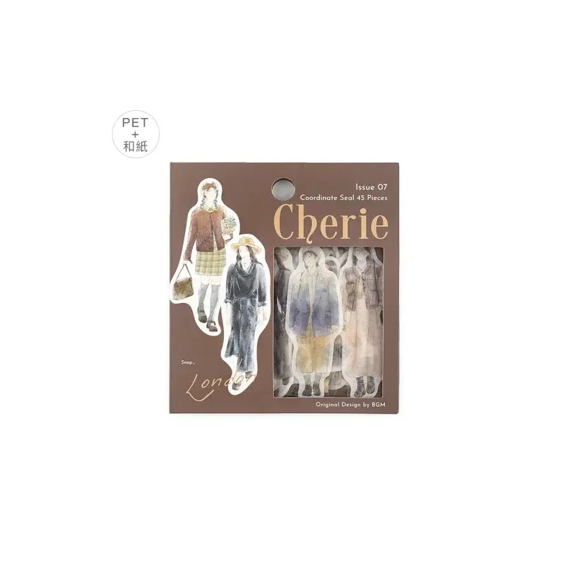 BGM Flake Sticker - Coordinate Seal - Cherie - London