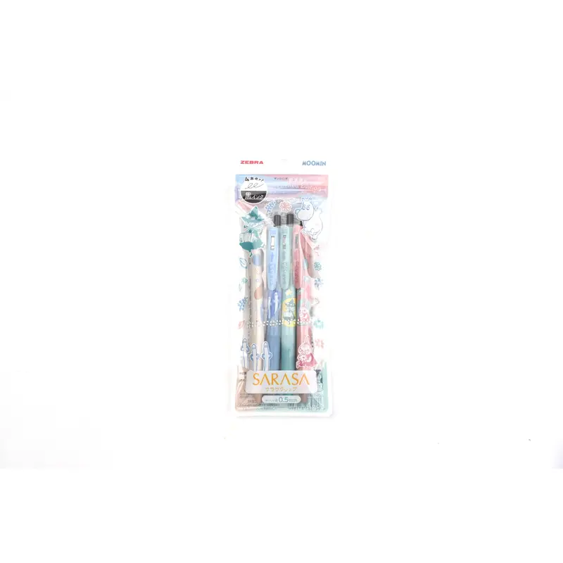 SARASA Clip x Moomin - 0.5mm - Set of 4 - Limited Edition