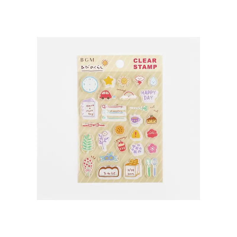 BGM Clear Stamp - Daily Life