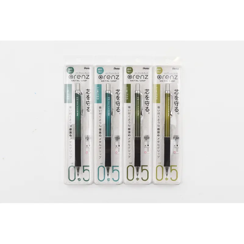 Pentel Orenz Metal Grip Mechanical Pencil - Green Color - Limited Edition
