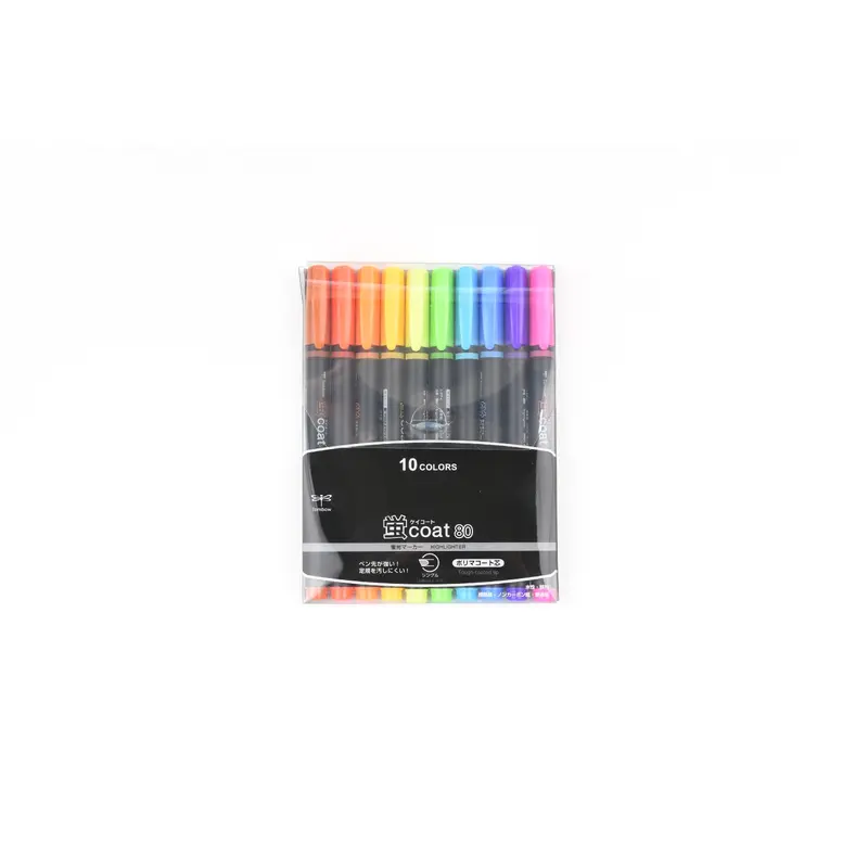 Tombow Hotaru Coat Highlighter - 10 Color Set