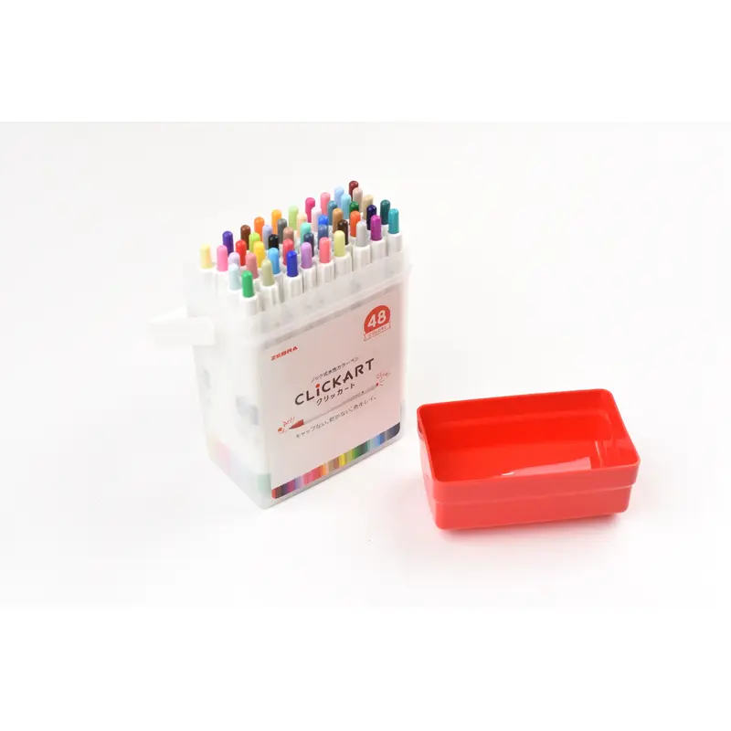 Zebra ClickArt Click Marker - Set of 48 Colors