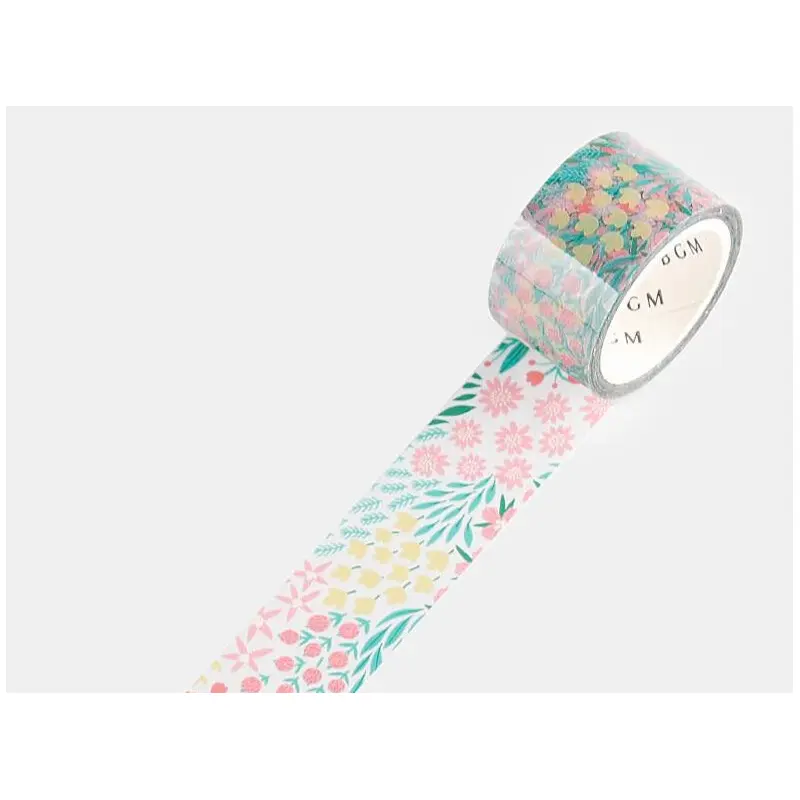 BGM Clear Tape - Flower Colorful