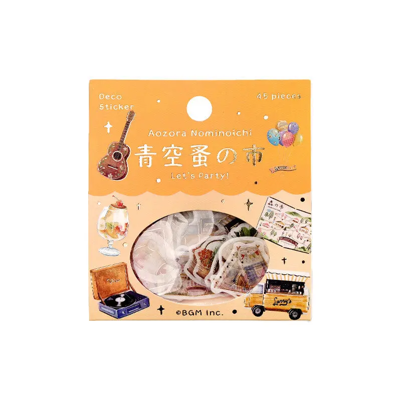 BGM Deco Sticker - Aozora-Nominoichi - Let's Party