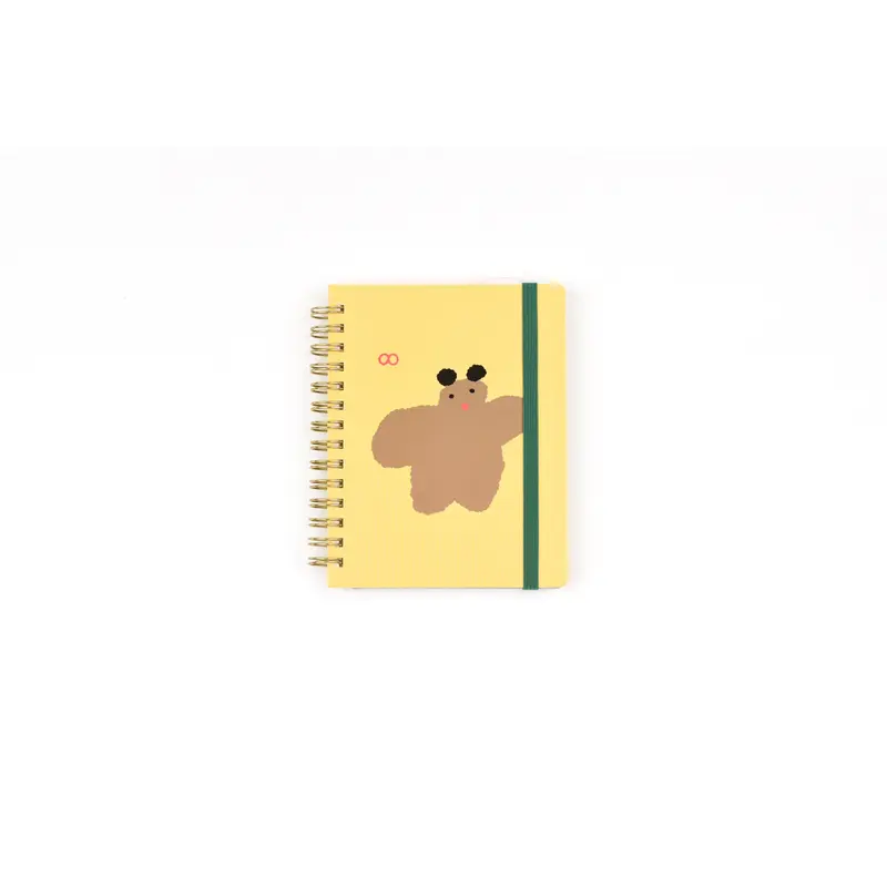 HITOTOKI Ring Notebook - Passport Size - Stuffed Toy