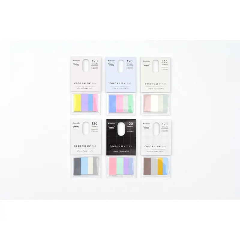Kanmido - Coco Fusen Tas - Charm Sticky Notes Refill