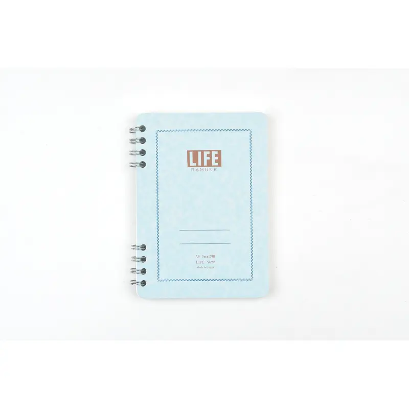 Life Ramune Ring-Bound Notebook - A6 - Grid