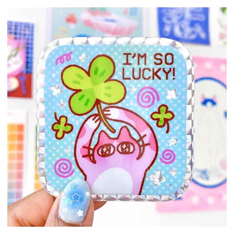 Radhia Rahman I'm So Lucky Sticker