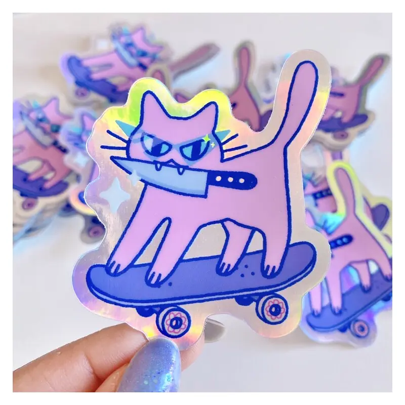 Radhia Rahman Skateboarding Kuni Sticker