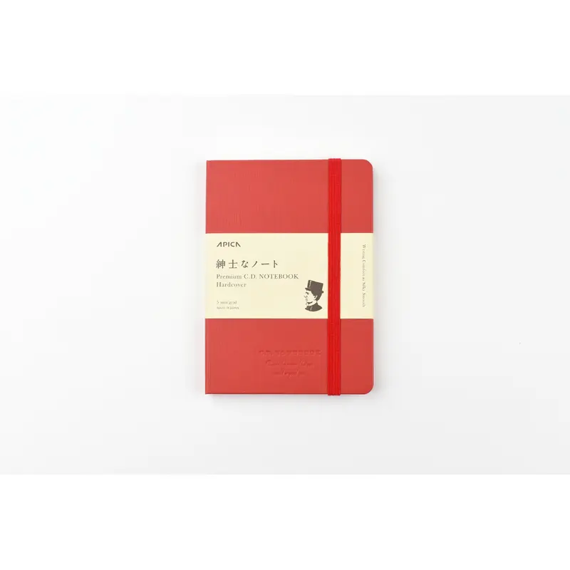 Apica Premium C.D. Hard Cover Notebook - A6 - Grid