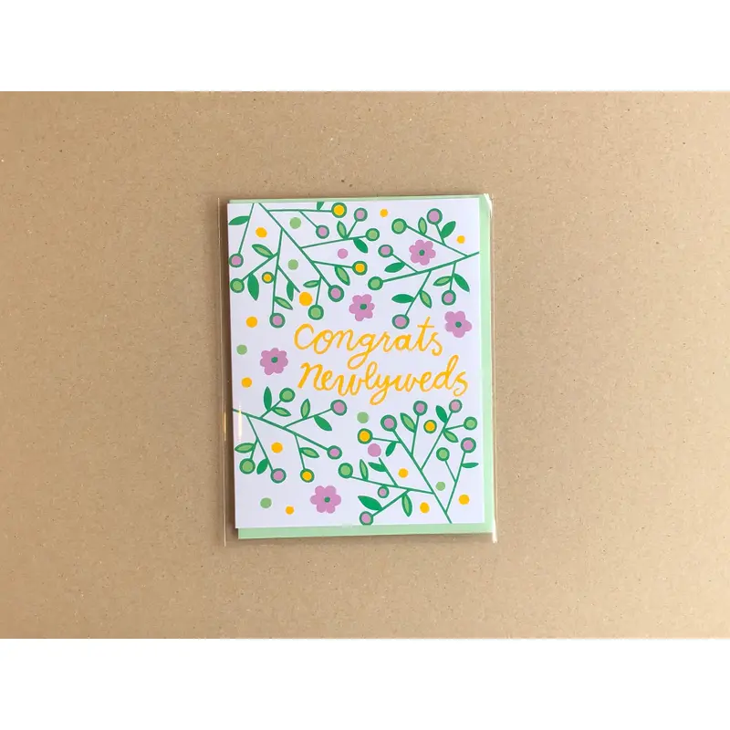 Congrats Newlyweds Card