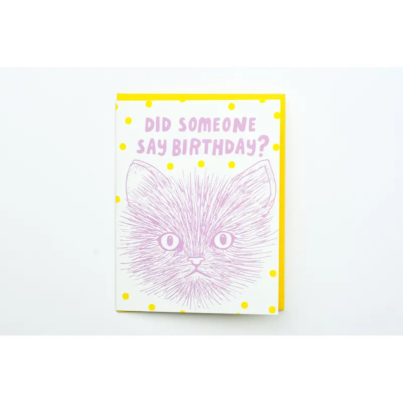 Say Birthday Card
