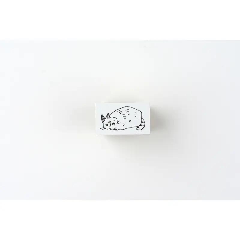 Some Sort of Fern Wooden Stamp - Cat Loaf