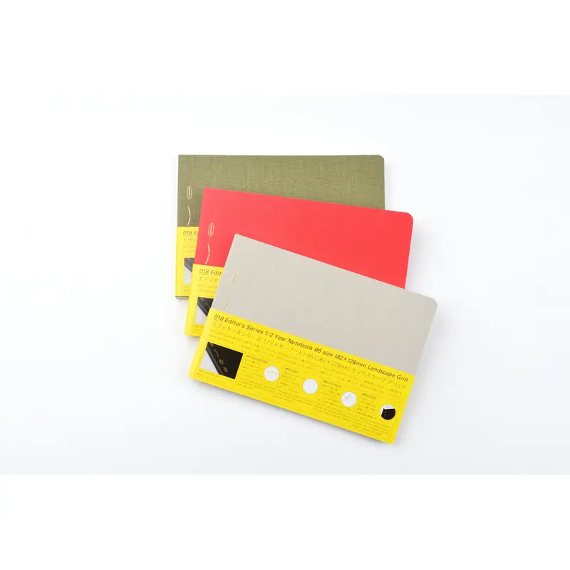 Stalogy Editor's Series 1/2 Year Notebook - B6 - Landscape - Limited Edition