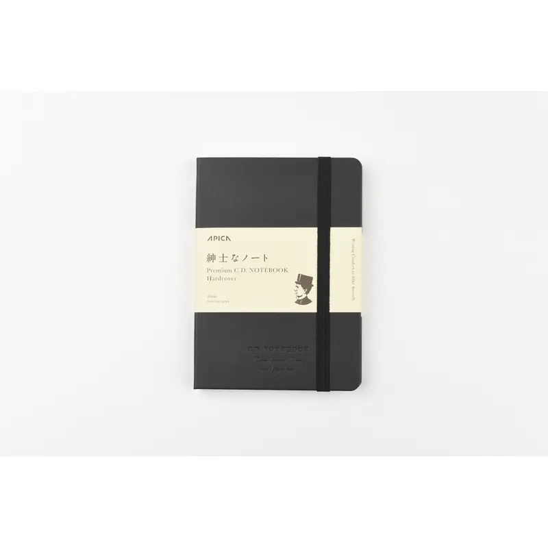 Apica Premium C.D. Hard Cover Notebook - A6 - Plain