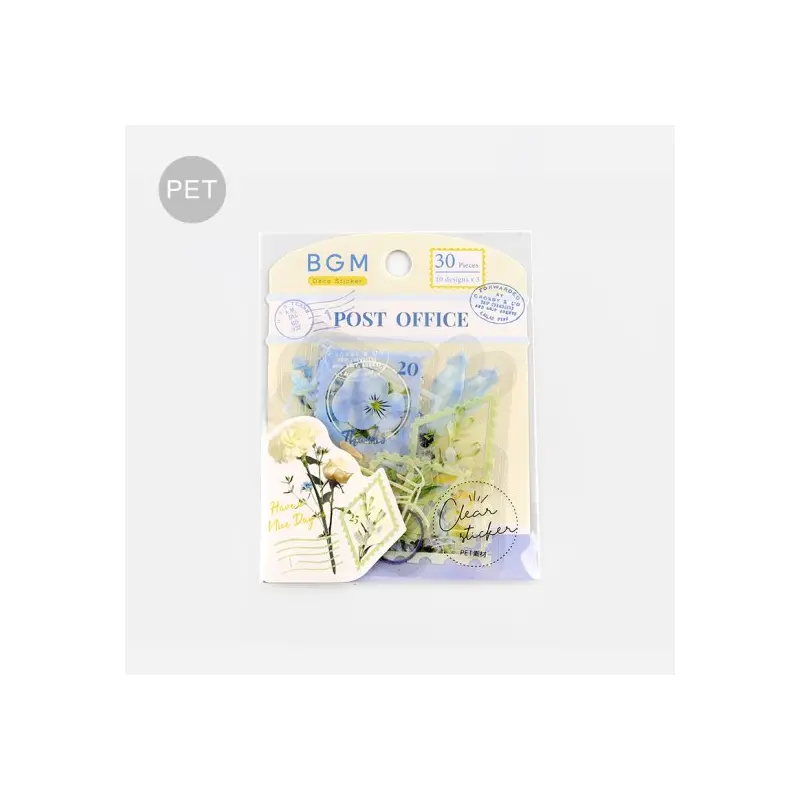 BGM Flake Sticker - Garden Post Office - Cut Flower