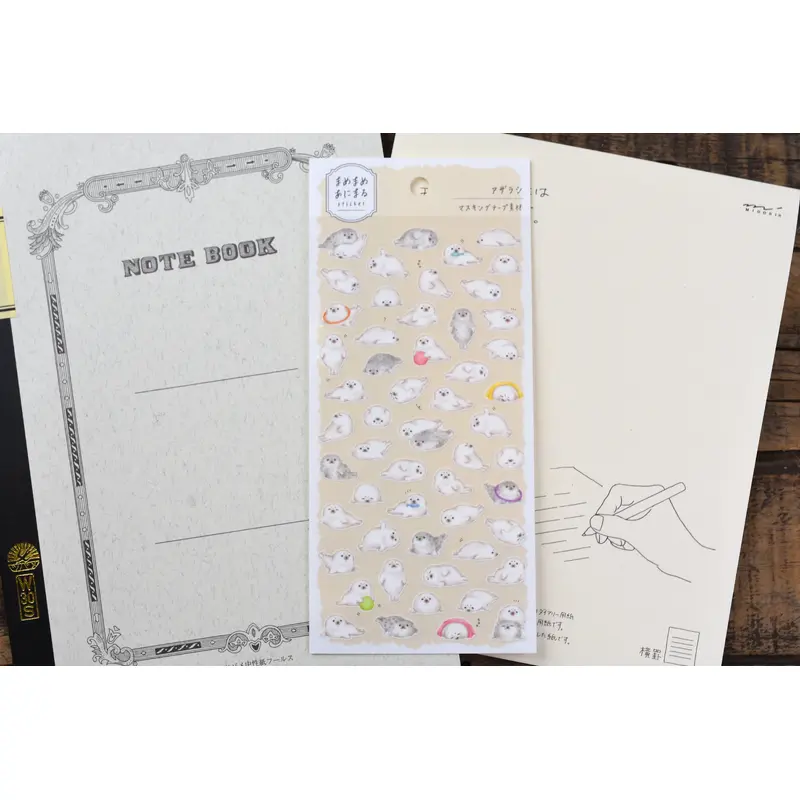 Chunky Animals Washi Stickers - Seals