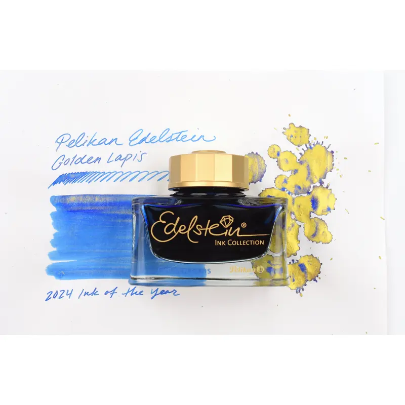 Pelikan Edelstein Ink Bottle - Golden Lapis - 50ml - Limited Edition