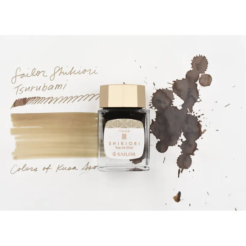 Sailor Shikiori Ink Bottle - Kusa Asobi - Tsurubami - 20ml